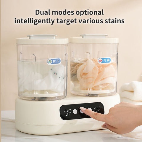 Double-Bucket Mini Washing Machine - UAE Dropshipping