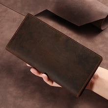 Horse Long Wallet Genuine Leather Hand-held Men's Card Holder - Image 6