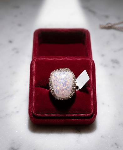 Opal Crystal Statement Ring - UAE Dropshipping