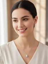 Oval Sparkle CZ Pendant Set - UAE Dropshipping