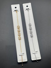 Square Crystal Link Adjustable Bracelet - Image 4