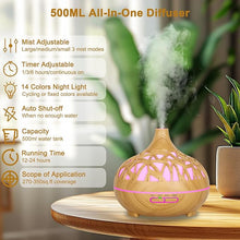 Wooden Lattice Ultrasonic Aroma Diffuser - Image 5